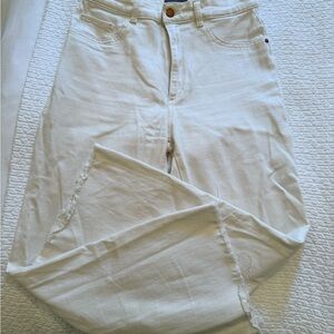 DL1961 Women's Cream Straight Leg Jeans